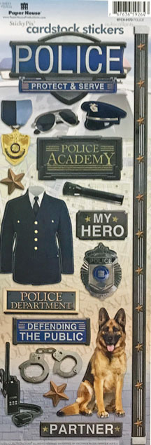 Paper House Productions Police CS Sticker
