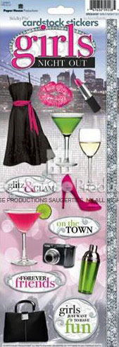 Paper House Productions Girl's Night Out CS Sticker
