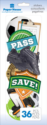 Paper House Productions Soccer Sticker Pack