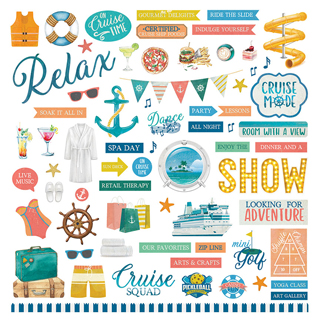 PhotoPlay Anchors Aweigh 12x12 Element Sticker