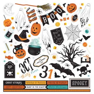 PhotoPlay Fright Night 12x12 Element Sticker