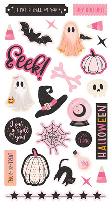 PhotoPlay Lil' Boo Thing Chipboard Stickers