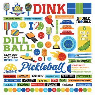 PhotoPlay Pickleball 12x12 Sticker