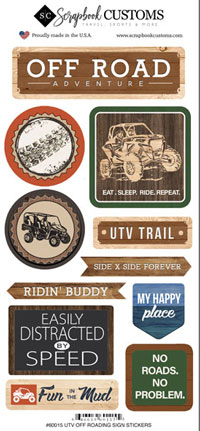 Scrapbook Customs Life Is Better Off Roading Sticker