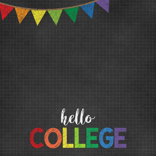 Scrapbook Customs Hello College