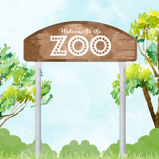 Scrapbook Customs Watercolor Safari Welcome To The Zoo