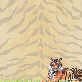 Scrapbook Customs Watercolor Safari Tiger Safari