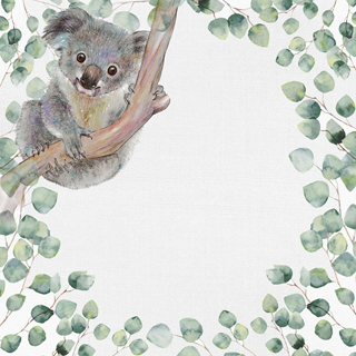 Scrapbook Customs Watercolor Safari Koala Safari